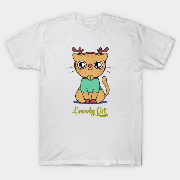 Lovely cat T-Shirt by This is store